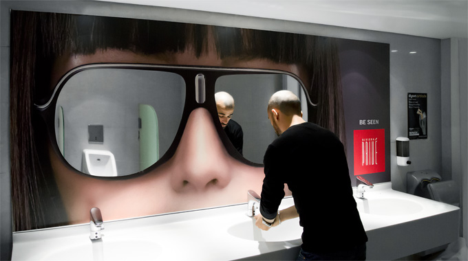 publicidad interactiva gafas